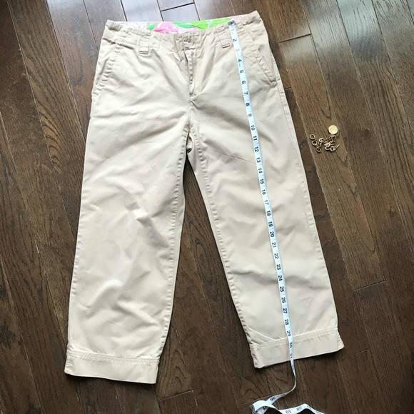 CLEARANCE! Lilly Pulitzer Khaky Capri pants, sz 2, EUC! - Picture 8 of 8